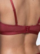Εικόνα της 2 Pack Dorina Μαύρο/Μπορντό Bralette χωρίς μπανέλα, χωρίς επένδυση.