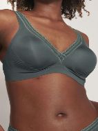 Εικόνα της Sloggi Body Adapt Twist T-Shirt Bra Γκρι Σκούρο.