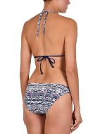 Εικόνα της Naturana Set bikini γυναικείο μαγιό άσπρο/μπλε/φούξια.