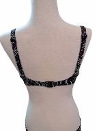 Εικόνα της Naturana μαγιό σετ ασπρόμαυρο με μπανέλα, χωρίς επένδυση.