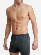 Εικόνα της Walk Ανδρικό boxer φαρδύ γκρι σκούρο 100% βαμβάκι. Με εσωτερικό λάστιχο, άνοιγμα & ένα κουμπί.