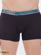 Εικόνα της 2Pack Mei Ανδρικά Βαμβακερά Boxer Μαύρο/Πράσινο.