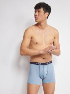 Εικόνα της 2 Pack Sloggi Boxer Men Start Short Μελιτζανί/Γαλάζιο.