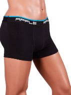 Εικόνα της Apple Boxer Ανδρικά Μποξεράκια Black, Anthracite 2Pack APP-0112934