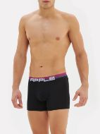 Εικόνα της Μαύρο Apple boxer Black-Mauve.