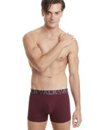 Εικόνα της Walk W1755 Ανδρικά Μποξεράκια Γκρι / Γκρενά 2Pack