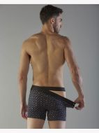 Εικόνα της My Wrap Ανδρικά Μποξεράκια Μαύρα 2Pack 520717 Grey/Black