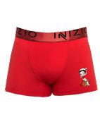 Εικόνα της Inizio Ανδρικό Μποξεράκι Κοκκινο με Σχέδια 4500-30