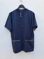 Εικόνα της Galaxy Βαμβακερή Μπλε Κουμπωτή Ανδρική Πιτζάμα Με Τσέπες.