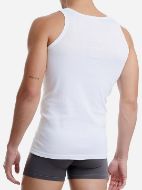 Εικόνα της 2Pack Walk Ανδρικές Φανέλες Αμάνικες σε Λευκό Χρώμα  W1950-2-01