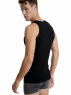 Εικόνα της 2 Pack Walk Ανδρικές Φανέλες Αμάνικες Μαύρες.