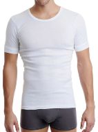 Εικόνα της Walk Ανδρικές Φανέλες Κοντομάνικες σε Λευκό Χρώμα 2Pack W1960-2-01