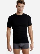 Εικόνα της 2 ΤΕΜΑΧΙΑ Walk Ανδρικές Φανέλες Κοντομάνικες Μαύρες.