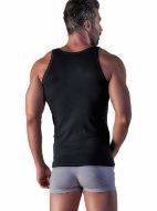 Εικόνα της My Wrap 311006 Ανδρικές Φανέλες Αμάνικες σε Μαύρο Χρώμα 2Pack