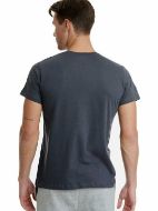 Εικόνα της Ανθρακί ανδρική φαρδιά φανέλα τύπου T-Shirt.