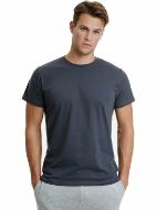 Εικόνα της Ανθρακί ανδρική φαρδιά φανέλα τύπου T-Shirt.