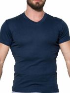 Εικόνα της Apple Boxer 0410461 Ανδρική Φανέλα Κοντομάνικη Marine