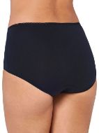 Εικόνα της 3 ΤΕΜΑΧΙΑ 24/7 Sloggi Cotton Midi γυναικεία εσώρουχα μαύρα.