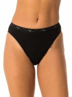 Εικόνα της Sloggi 24/7 100 Tai Βαμβακερό Γυναικείο Slip Μαύρο 10198073-0004