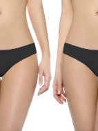 Εικόνα της Walk Γυναικεία Slip 2Pack Μαύρα W2012-0202