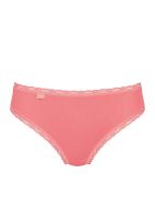 Εικόνα της Sloggi Tai Βαμβακερά Γυναικεία Slip 3Pack με Δαντέλα Ροζ 10197990-M003