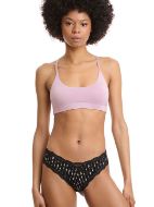 Εικόνα της Walk Γυναικεία Brazil 2Pack με Δαντέλα Black/Pink W2014-60