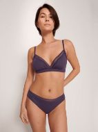 Εικόνα της Sloggi Go Ribbed H Tai Γυναικεία Slip 2Pack Μωβ 10213095-00LL