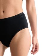 Εικόνα της Sloggi Βαμβακερά Γυναικεία Slip 3Pack Μαύρο 10222325-0004