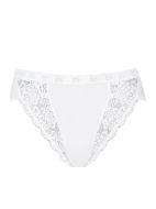 Εικόνα της Sloggi Chic Tai Ψηλόμεσο Γυναικείο Slip με Δαντέλα Λευκό 10005202-0003