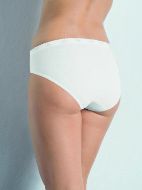 Εικόνα της Sloggi Chic Tai Ψηλόμεσο Γυναικείο Slip με Δαντέλα Λευκό 10005202-0003