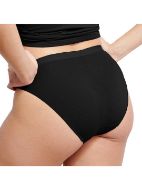 Εικόνα της Sloggi Βαμβακερό Γυναικείο Slip Μαύρο 10219658-0004