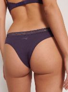 Εικόνα της 2 Pack Sloggi Go Ribbed Brazil Μελιτζανί.