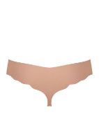 Εικόνα της 2 Pack Sloggi Zero Microfibre Hipstring Μπεζ Εσώρουχα Χωρίς Ραφές.