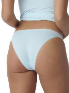 Εικόνα της Sloggi Go H Mini Βαμβακερά Γυναικεία Slip 2Pack L. Blue/ Mocha 10207411-M019