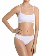 Εικόνα της Sloggi Evernew Tai Βαμβακερό Slip με Δαντέλα σε Λευκό χρώμα 10162960-0003