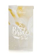 Εικόνα της Νυφική Συσκευασία Δώρου Ευχετήρια Κάρτα Με Ιβουάρ Brazil Με Δαντέλα.