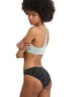 Εικόνα της Walk Γυναικεία Slip 2Pack Black/Mint W2012-64