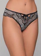 Εικόνα της Milena by Paris Βαμβακερό Γυναικείο Brazil με Δαντέλα Ασημί 008474