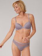 Εικόνα της Triumph Tempting Tulle String με Δαντέλα σε Γκρι χρώμα 10205413-6846