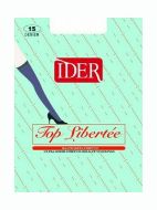 Εικόνα της IDER Libertee Strech Γυναικείες Ψηλές Κάλτσες 15 Den Pepper 1305