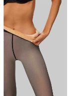 Εικόνα της Ysabel Mora Ισοθερμικό Γυναικείο Καλσόν Μαύρο Με Εφέ Διάφανειας 190 Den