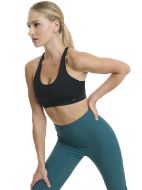 Εικόνα της Walk Αθλητικό seamless rib κολάν Πετρόλ.