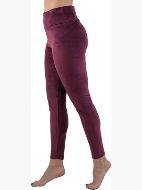 Εικόνα της Wrap Legging γυναικείο βελούδινο Burgundy.