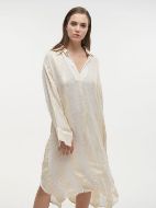 Εικόνα της Ble Resort Collection Γυναικείο Καφτάνι Παραλίας Μπεζ 5-41-346-0351