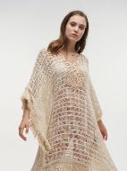 Εικόνα της BLE RESORT COLLECTION ΚΑΦΤΑΝΙ ΜΠΕΖ ΔΙΑΤΡΗΤΟ ONE SIZE (100% COTTON ΝΕΤ).  (ΚΩΔ.: 5-41-230-0219)