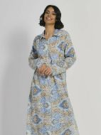 Εικόνα της Ble Resort Collection Γυναικείο Μακρύ Φόρεμα Παραλίας Μπλε 5-41-444-0046