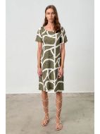 Εικόνα της Vamp 18383 Γυναικείο Κοντό Φόρεμα Παραλίας Πράσινο