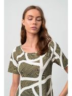 Εικόνα της Vamp 18383 Γυναικείο Κοντό Φόρεμα Παραλίας Πράσινο