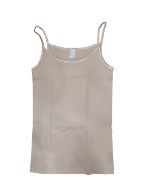 Εικόνα της Dreams μπεζ γυναικείο φανελάκι με ράντα.