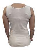 Εικόνα της Dreams μπεζ γυναικείο φανελάκι με ώμο.